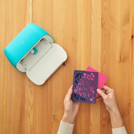 Cricut Joy Insert Cards - DIY greeting card for Baby Shower, Birthday, and Wedding - Metallic Gray/Gold, 12ct