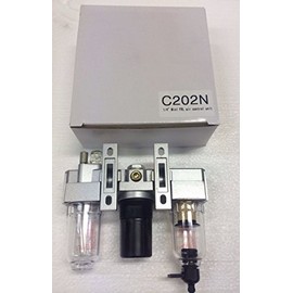 THB 1/4 Mini Combination Filter Regulator Lubricator AIR LINE PARTICULATE Filter Moisture Trap Lubricator Oiler Regulator