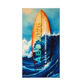 Egeria ABI 2026 Duschtuch Dark Blue gewebt 75 x 180 cm, Abitur Strandtuch aus 100% Baumwolle, saugfähig & weich, Geschenk für Abiturienten, „Alles in trockenen Tüchern“