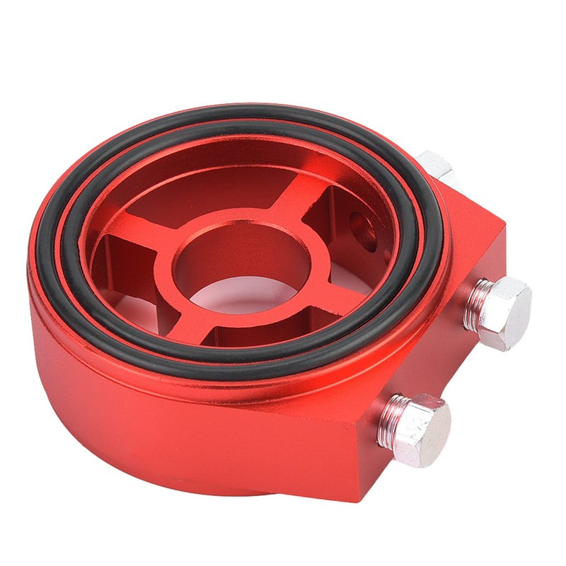 Ausla Ölfilter-Sandwichplatten-Adapter Universal Aluminium-Ölkühler-Messplatte mit 3/4 Zoll X16UNF oder M20x1,5