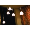 GE Dimmable LED Light Bulb, Frosted Decorative G25 Globe Light