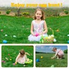 ROSAUI 3.5” Fillable Easter Eggs 36Pcs Empty Plastic Eggs -