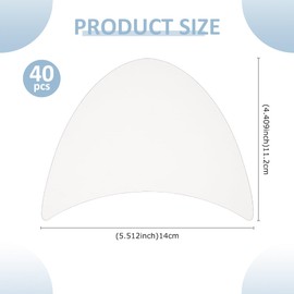 SUPERFINDINGS 40Pcs Plastic Shoe Inner Support Rack 14cm Shoe Trees Shoe expanders Sneakers Preveting Shoe from Deformation Shoe Widener Shoe Shield Shoe Stretcher for Shoe Shaper Leater Golf Mules