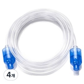 Omron NE-C28 Nebulizer Dedicated Air Supply Hose NEB-TPC-L20, 4 Pieces / 오므론 NE-C28 네블라이저 전용 송기호스 NEB-TPC-L20, 4개