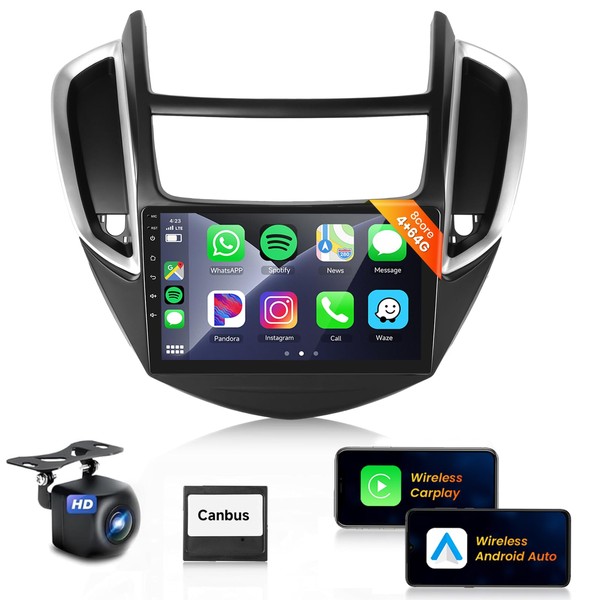 【8Core 4G 64G】 QLED Car Stereo for Chevy Trax 2014