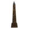 Ebros Egyptian Temple of Ra Gold Black Luxor Obelisk With