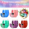 5 Colors Edible Glitter Set, Edible Glitter for Drinks, Luster