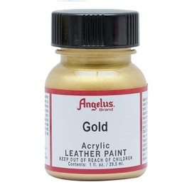 Angelus Acrylic Leather Paint Gold 1oz