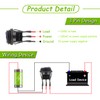 EPLZON Pack of 4 12V 20A Waterproof Round Toggle Switch