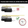 FITULABO Clock Mechanism Kit with 4Pcs Quartz Silent Movement Kit