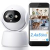 360° WiFi Indoor Security Camera, 3MP, Night Vision, Motion Detection,