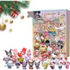 Christmas Advent Calendar 2024,Cute Cartoon Countdown Calendar 24 Christmas Cute