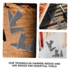 Gadpiparty 20pcs Tool Reinforcement Handle Wedge Replacement Hammer Wedge Triangle