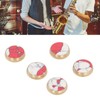5Pcs Trumpet Finger Buttons Valve Caps Cover Replacement Maintenance Accessories