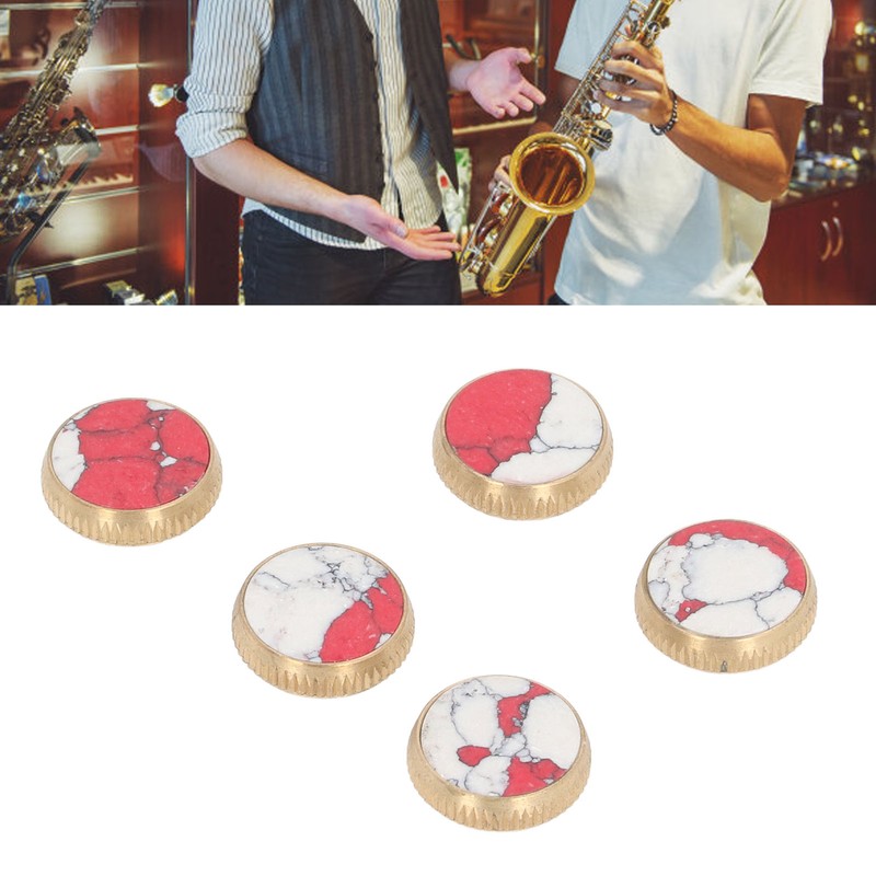 5Pcs Trumpet Finger Buttons Valve Caps Cover Replacement Maintenance Accessories