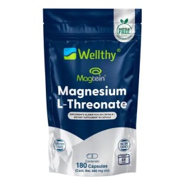 Wellthy Magnesio L-threonate 180caps Sabor Sin sabor                                                                                                  