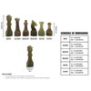 Handcrafted Premium Marble Chess Pieces Set – Elegant 32-Piece Replacement