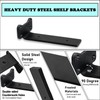 Floating Shelf Brackets Heavy Duty Industrial L Shelf Bracket 1/5
