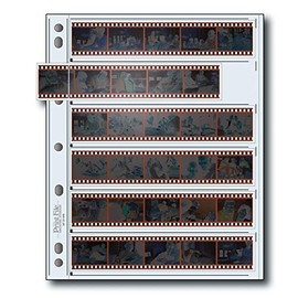 Print File Archivo de impresión de 35 mm, páginas de Almacenamiento para Negativos | 6 Secciones de 6 Marcos – 25 Unidades x 2