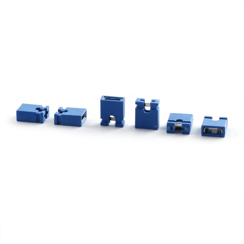 ZYAMY 30PCS 2.54mm Jumper Caps Circuit Board Shunts Short Circuit