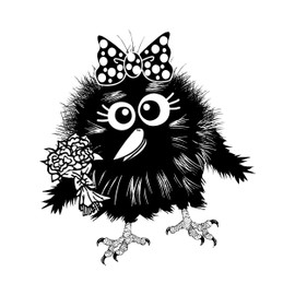 Newstamps shaggy motif stamp, large, made of wood and rubber for cards and gifts, wooden stamp for animals, animal stamp, scrapbook, textile stamp, decoration, children