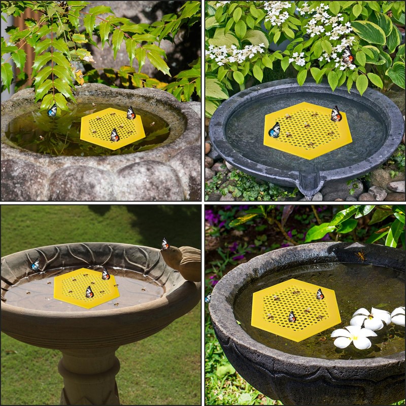 NQEUEPN Floating Bee Island, Bee Cup Honey Drinker Outdoor Stable