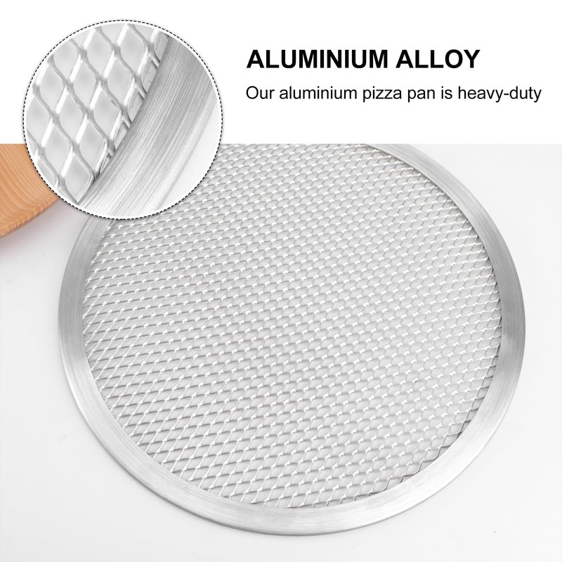 DECHOUS Pizza Mesh Pan 10 Inch Pizza Making Net Non