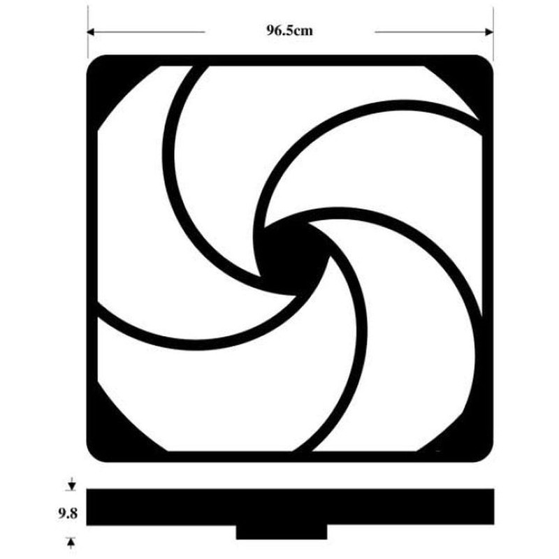 Fan Grille + Dust Filter 92 x 92 mm 30ppi
