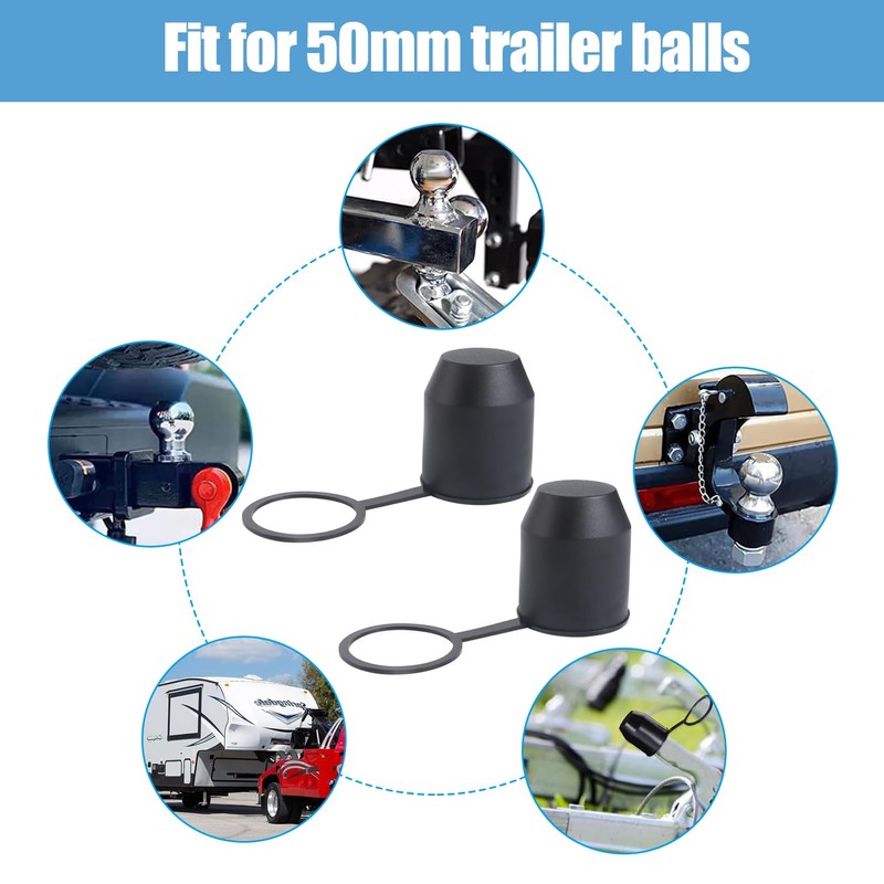 Set of 4 Towing Hitch Protective Caps