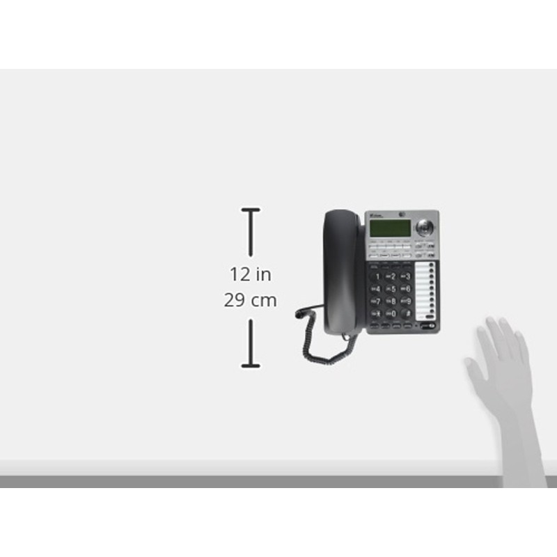 AT&T ML17939 2-Line Corded Telephone with Digital Answering System and