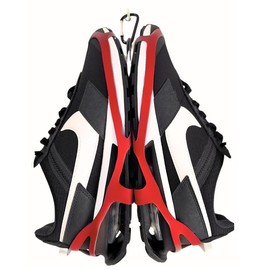Shoe Holster For Backpack with Clip Hanger. Footwear Holder with Clip for Sneakers, Cleats, Bowling, Soccer, Basket, Football. For Travel, Outdoors, Sports & Space Saving, Red, XL, Practical and