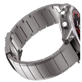 synsing 26mm Titanium Metal Quick Release WatchBand Compatible for Fenix 8 51mm/Enduro 3 51mm/Fenix 6X Pro/7X Pro/5X Plus,22mm Band for Garmin Fenix 8 47mm/E 47mm/Fenix 6 Pro/7/5 Plus,Titanium22