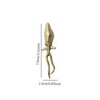 Folpus Brass Squid Statue Handcrafted Housewarming Gift Mini Ornaments Collectible