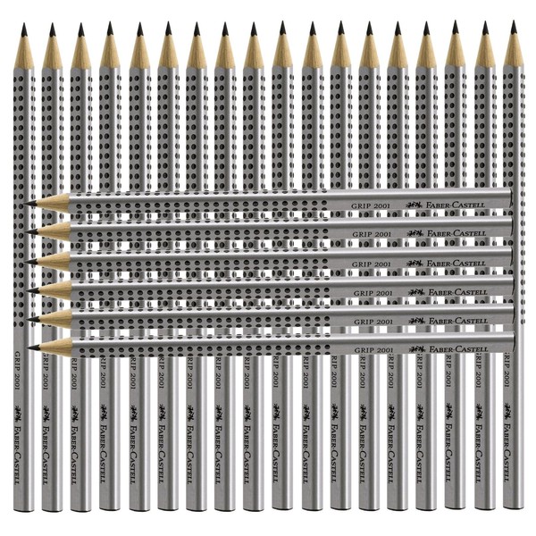 Faber Castell Grip 2001, Pack of 6 Pencils.