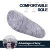 YUEDGE Men's 5 Pairs Wicking Breathable Cushion Comfortable Casual Crew