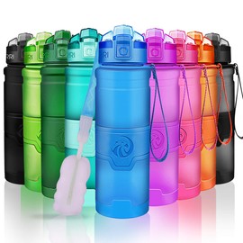 Zorri Sports Water Bottle BPA-Free Tritan School Sports Bottle