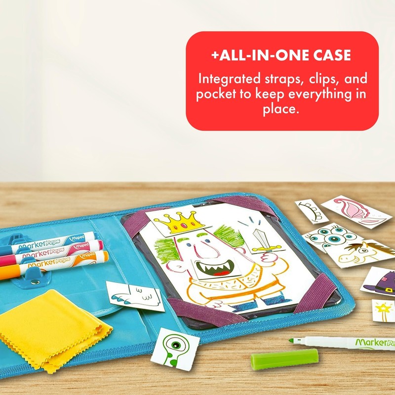 Maped Creativ Travel Board Knights and Princess Theme Fun Activity