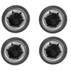 Univen Push Nut Axle Cap Retainer .437 (7/16") Compatible with Power Wheels Toy Cars and More 4 Pack