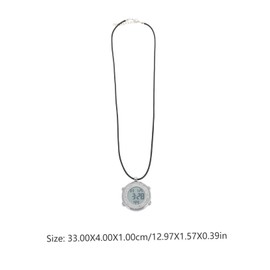 KONTONTY sports pocket watch necklace watch digital pendant for stopwatch timer watches for women womens chain pocket timer carabiner watch stop watch white glass neck strap chained travel