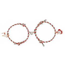 Magnetic Couples Bracelets for Boyfriend and Girlfriend Christmas Gifts Matching Couple Bracelets Couple Gifts for Him and Her Relationship Friendship Bracelets for 2 Best Friends Bff Xmas Gift