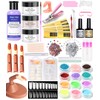 Nail Practice Hand for Acrylic Nail Kit Included 60ml Monomer,