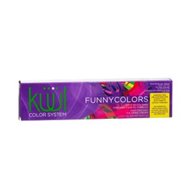 KÜÜL - Tinte para Cabello Funny Colors de Color System 90ml en Crema con Aceite de Coco y Colágeno, Prolonga la Intensidad del Color, Aporta Hidratación, Brillo y Sedosidad, Color Azul Neón