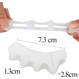 Toe Separator (2 Pair) – Toe Spacers for Bunions, Hammer Toes, and Overlapping Toes，Bunion Corrector for Women/Men