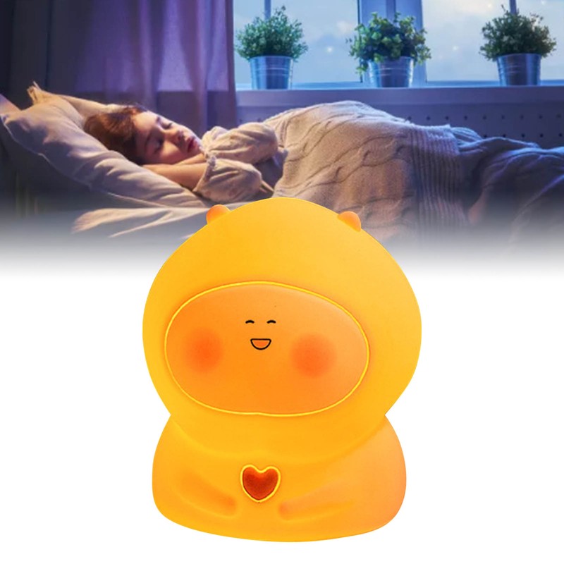 USB Fat Peach Night Tap Lamp with Timing Function Intelligent
