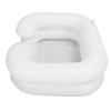 Bedside Shampoo Basin PVC Inflatable Hair Washing Basin with 3.3ft