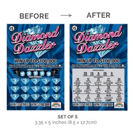 5PK Pregnancy Announcement Replica Scratch Off Cards | Perfect Keepsake For Announcing Pregnancy