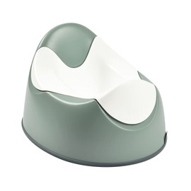 BEABA Ergonomic Training Potty, Provides Comfort and Support, Lightweight & Portable, Compact Toddler Potty (Sage)
