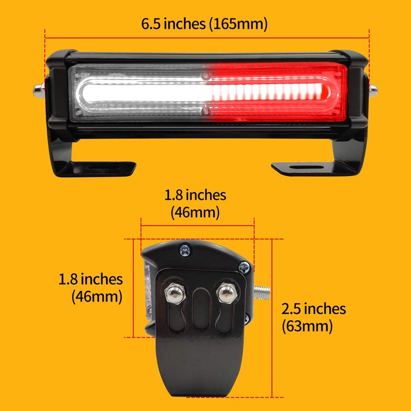 EASE2U E Emergency Strobe Lights for Vehicle, 12-24V 4 in