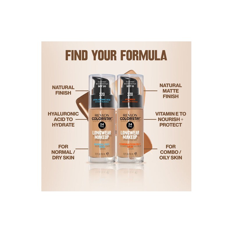 Revlon ColorStay 24 Hour Longwear Foundation Combination/Oily Buff