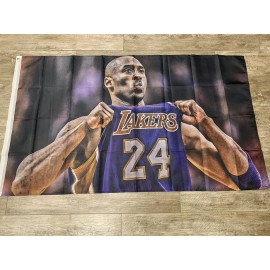 LA Lakers Kobe Flag 3x5 Banner Lebron Davis Gigi Mamba Mentality MVP Forever